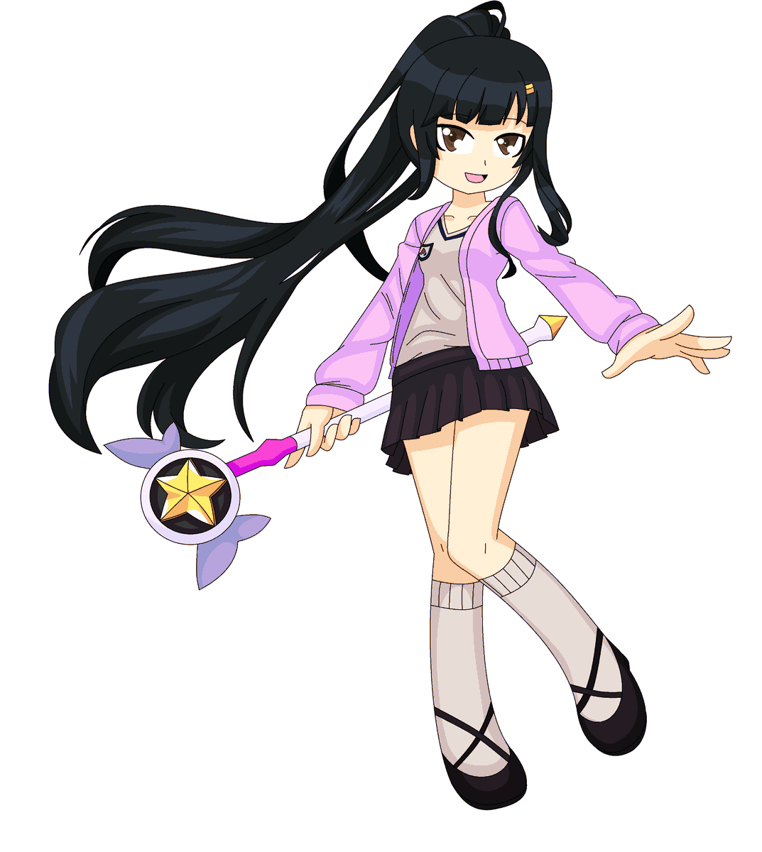 Destryter's tweet photo. Miyuna puede ser la chica mágica más novata pero en ella está el potencial de ser la más poderosa de todas.
Eso si deja de pensar en arcoíris y flores todo el rato. https://t.co/2uGQDFhdwW