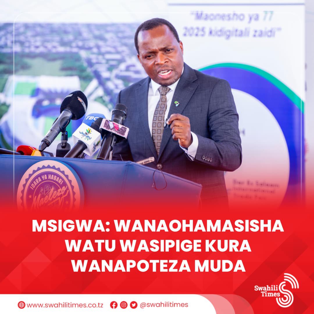 Bwana msigwa Kama sisi tumeamua kupoteza muda wewe unaumia nn. Pilipili usioila inakuwashia nini.