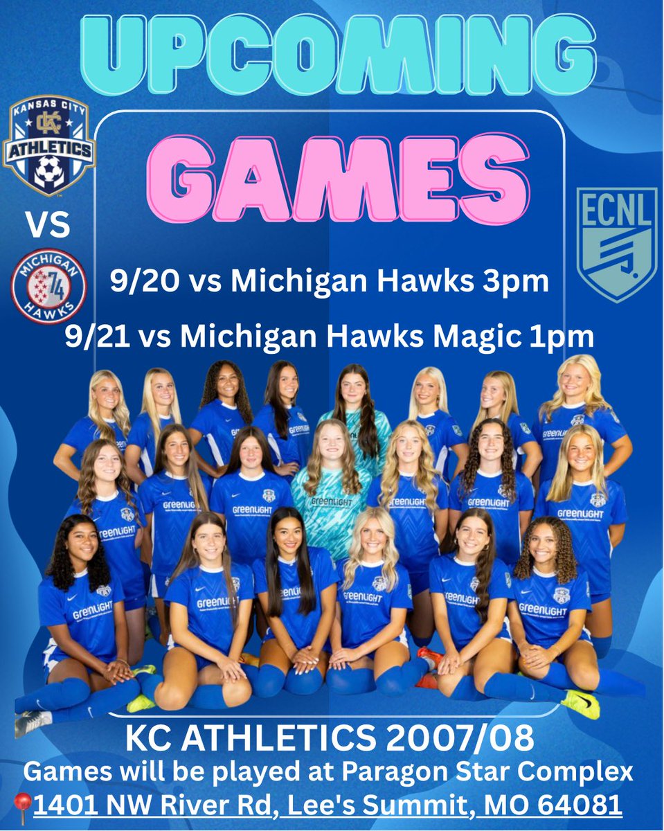 KC Athletics Academy Elite 07/08 ECNL tweet media