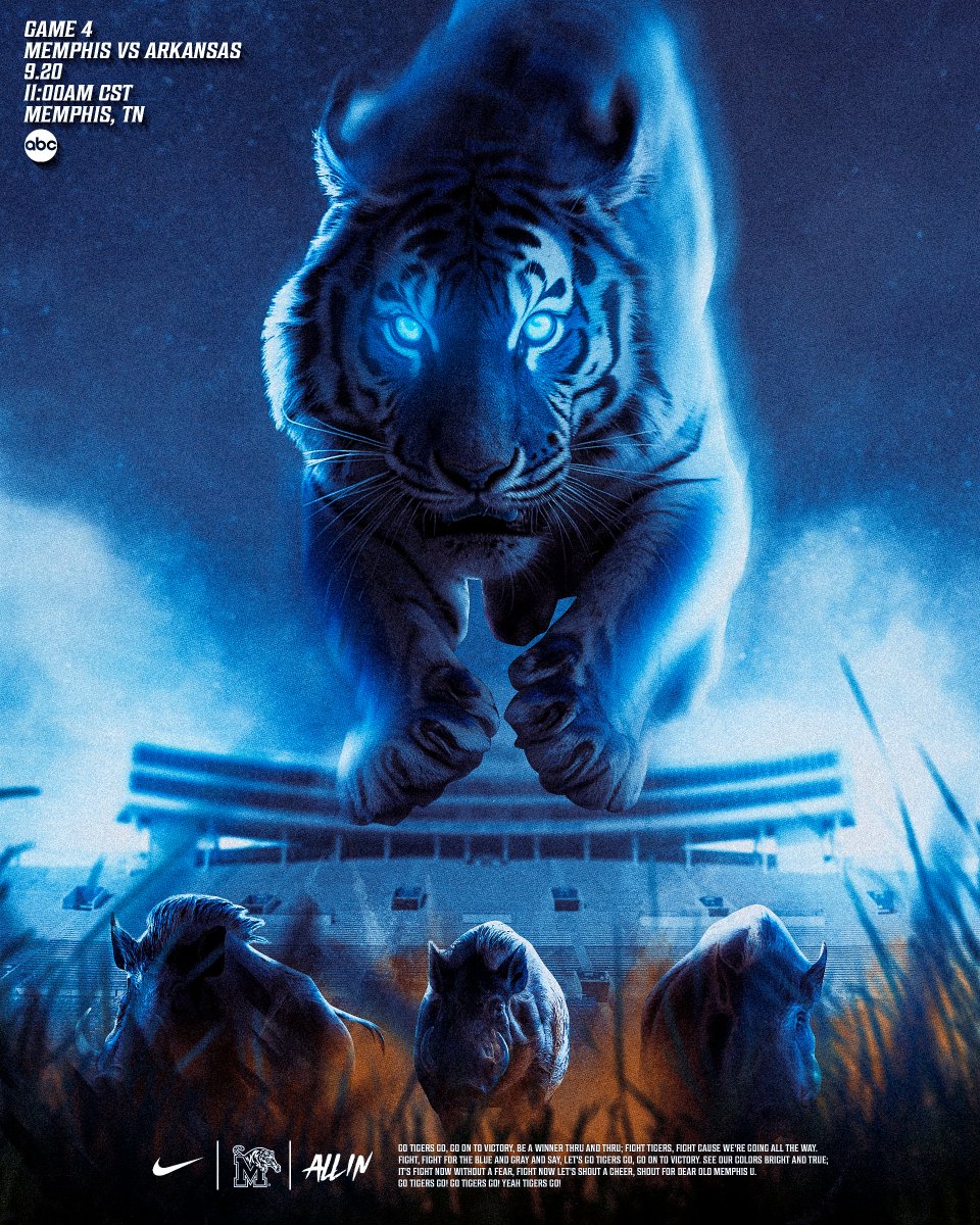 Game 4️⃣

#ALLIN | #GoTigersGo

🎟️ gotigersgo.me/9-20vsARK