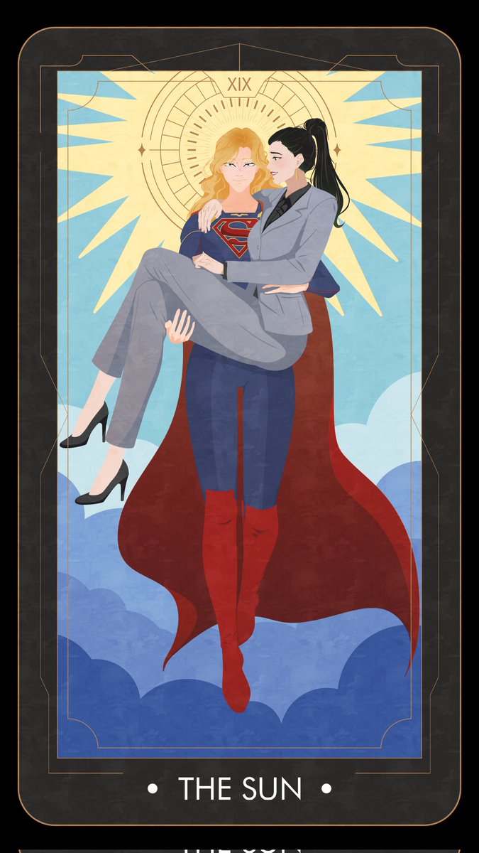The third card is the Sun☀
A couple of Supercorp (Kara Zor-El (Denvers) and Lena Luthor)

If filling your girlfriend's office with flowers isn't the language of love, then what is love?

#karazorel #lenaluthor #Supercorp #wlwtarot