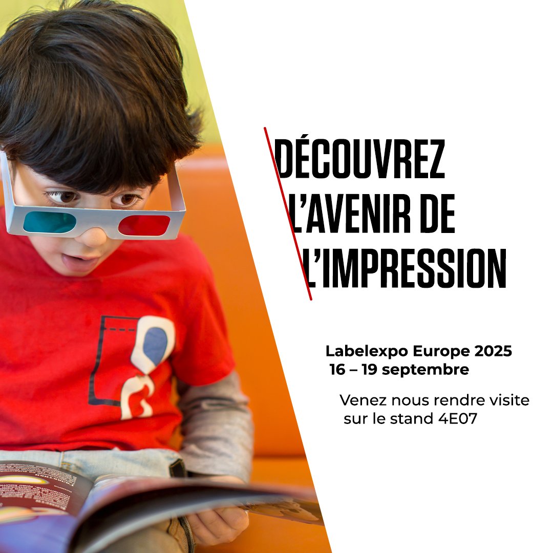 🎨 L’impression personnalisée ouvre des opportunités uniques : étiquettes sur mesure &amp; packagings premium.
📍 RDV stand 4E07 à #LabelexpoEurope2025 pour nos solutions numériques + un aperçu exclusif du rapport Future of Print.