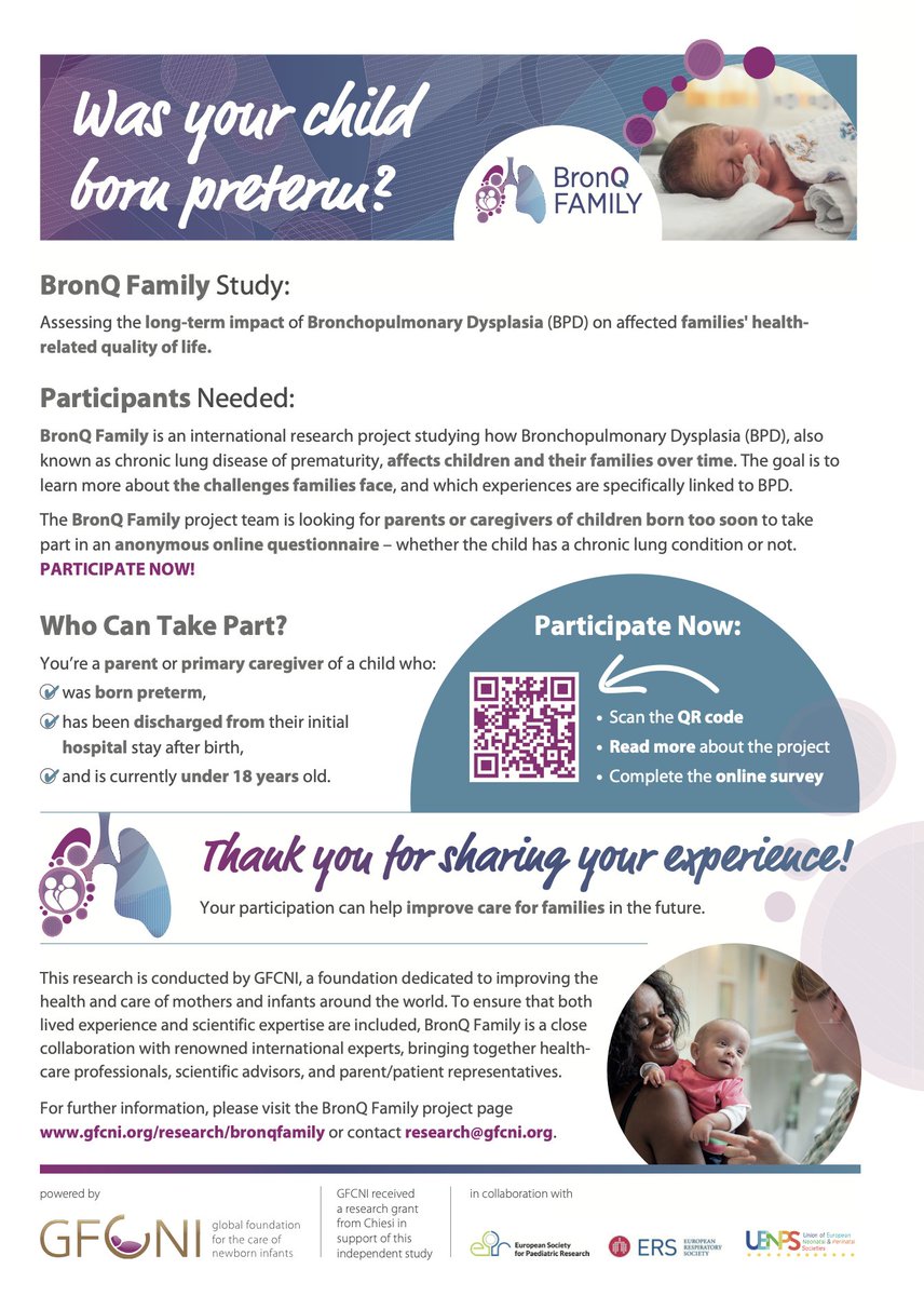 What are the experiences of parents of #preterm infants, especially those with #BPD

Please share with parents, support groups and RT

de.surveymonkey.com/r/X22GCNJ?lang…