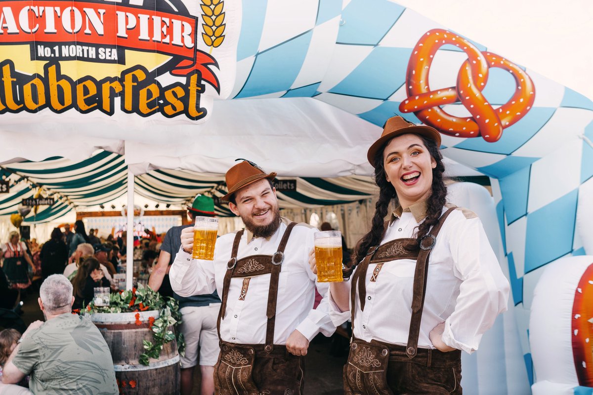 Come along and enjoy our wunderbar Oktoberfest free to attend event. The fun gets underway this weekend and continues on September 27/28 and October 4/5. Free live entertainment and music, authentic German food, speciality beers, dancing and games for all.
clactonpier.co.uk/.../wunderbar-…