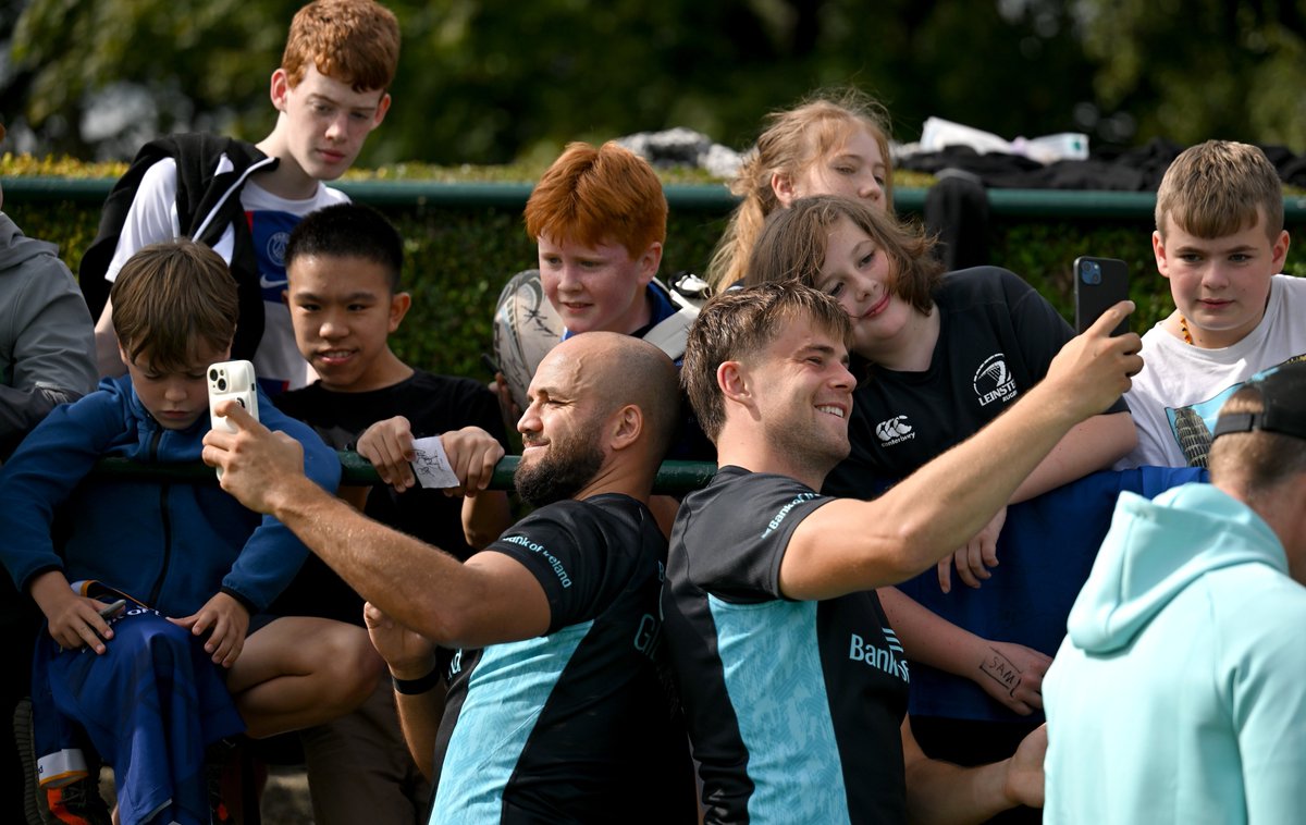 leinsterrugby's tweet photo. The #12CountyTour rolled on to @GreystonesRFC yesterday. ๐
Huge thanks to everyone who came out to support us. We had a blast! ๐
#NeverLessThanEverything https://t.co/FDC915ZjNF