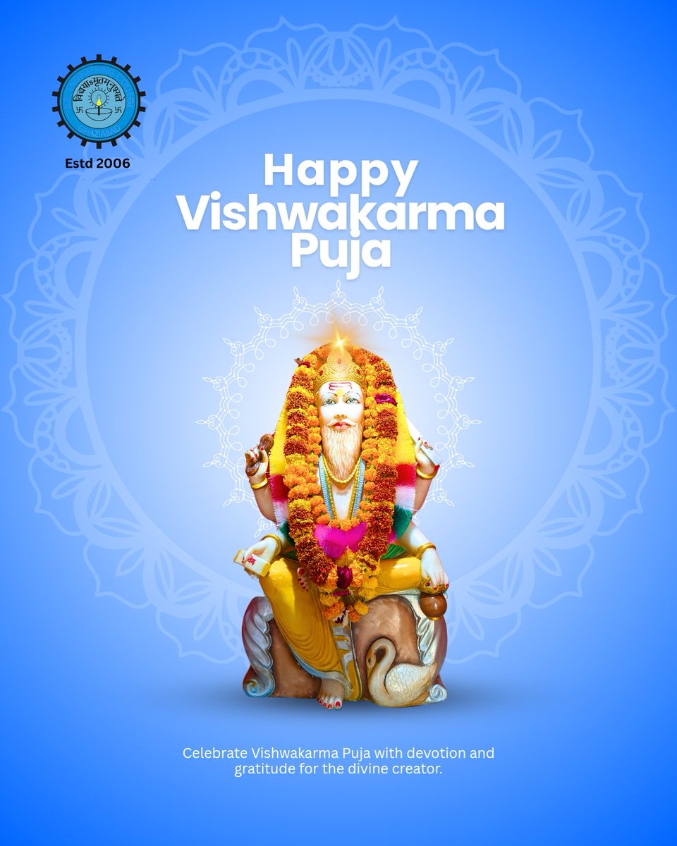 RDEC_231's tweet photo. Let’s worship our work and fill our lives with innovation and joy. #VishwakarmaPuja https://t.co/gBLMuPTFkT