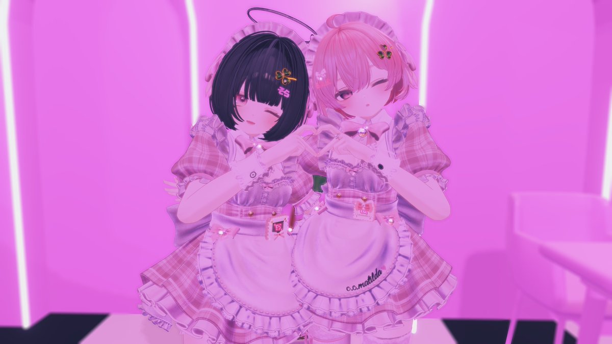 おかえりなさいませ！
#双子ミルフィちゃんフォトコン #Milfy3D