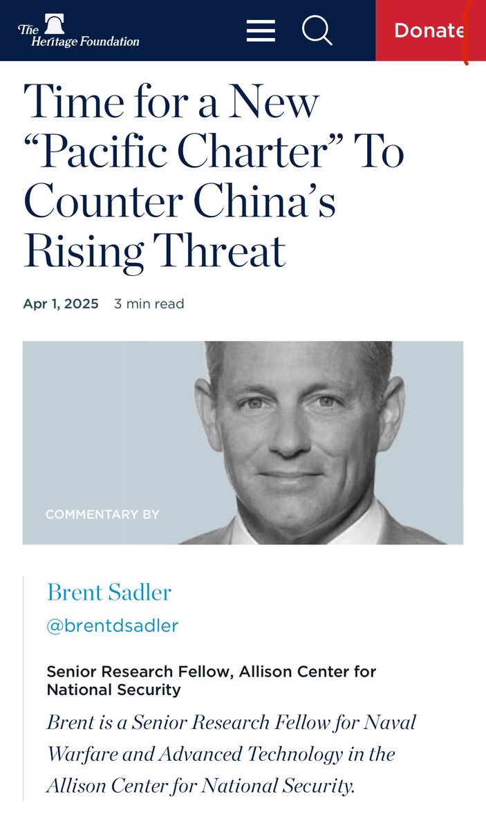 brentdsadler's tweet image. Shifting Currents in the South Pacific 

China has been waging a new great game in the south and central Pacific without a meaningful American response for too long. Status quo trends would mean loosing this region filled with patriots, faithful people who’d rather any other…