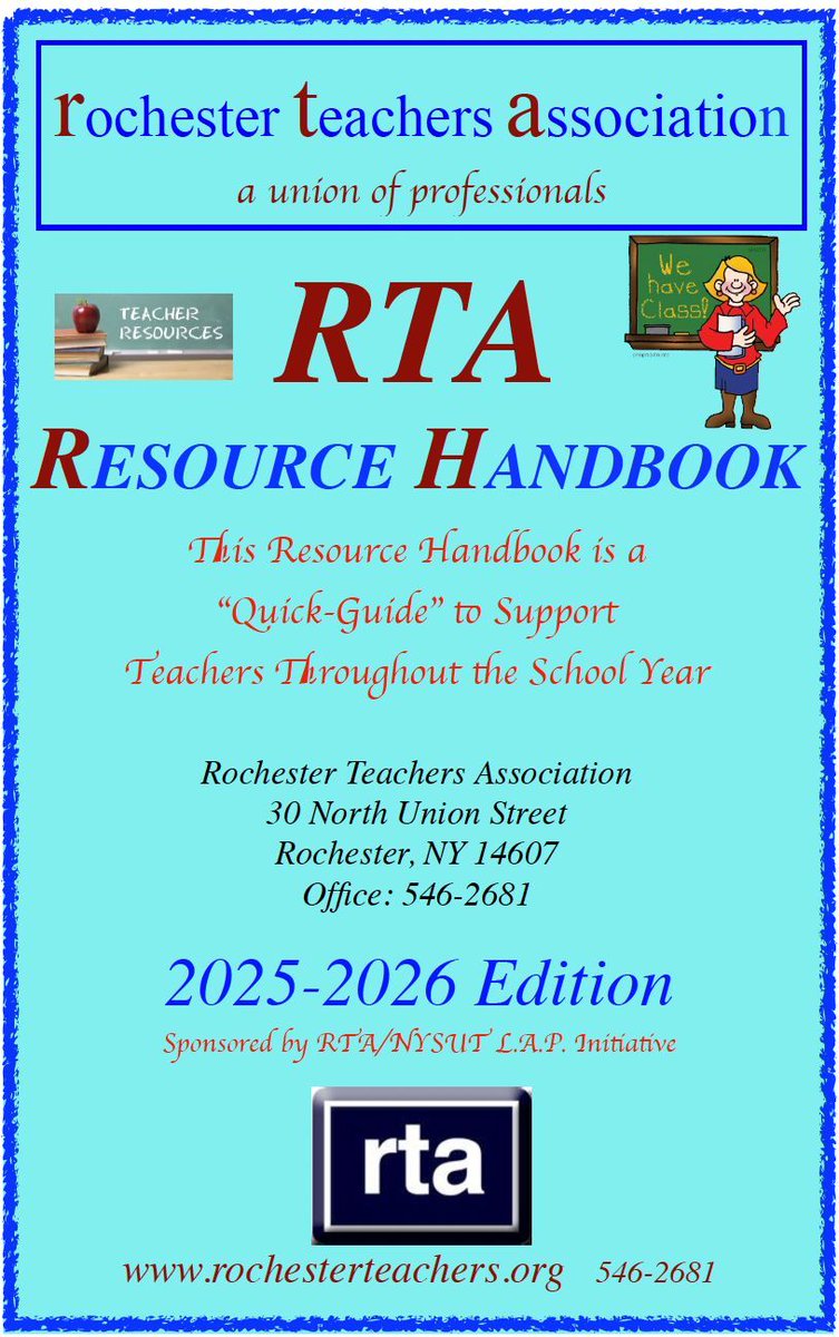 The RTA Resource Handbook is now online.  Find all RTA/District info in one document.  

buff.ly/cUEUCjW