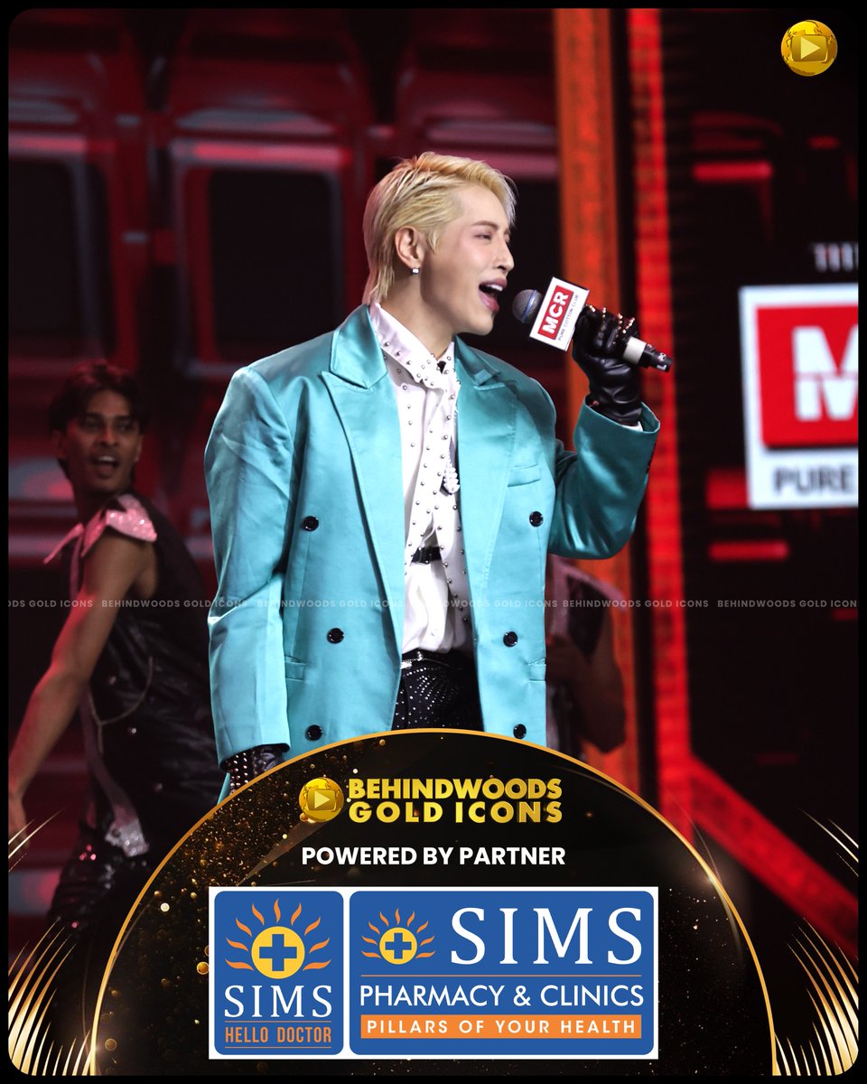behindwoods's tweet image. 🔥 Setting the stage on fire with unmatched energy and style! 🌟 A power-packed performance at Behindwoods Gold Icons 2025 ✨ #BehindwoodsGoldIcons #StarPerformance #IconicMoments #GoldenStage