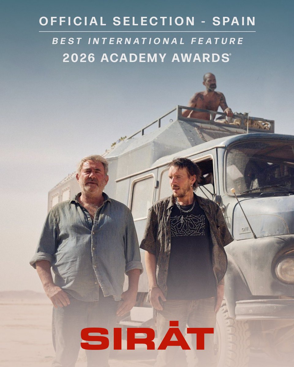 Óliver Laxe’s SIRĀT is Spain’s official selection for Best International Feature at the 2026 Academy Awards.