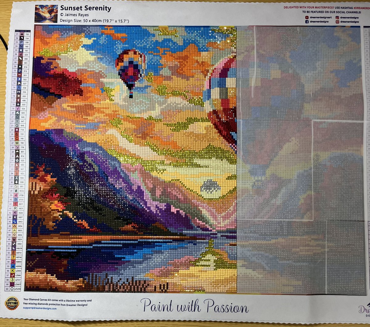 o_no_k2022's tweet image. 60作品目
#ダイヤモンドアート好きさんと繋がりたい 
#ダイヤモンドアート進捗