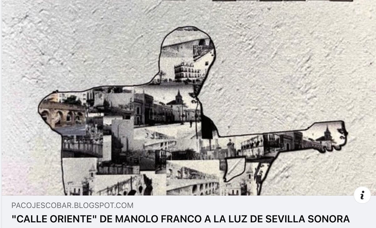 PacoEscobar10's tweet photo. Les emplazo a que paladeen "Calle Oriente" de Manolo Franco conforme al medido son de este modelo ejemplar —en el sentido de Cervantes— de la escuela sevillana del toque, al margen de las lábiles fronteras del tiempo. https://t.co/1WFYP5mnlC https://t.co/o6NVyOtRTZ