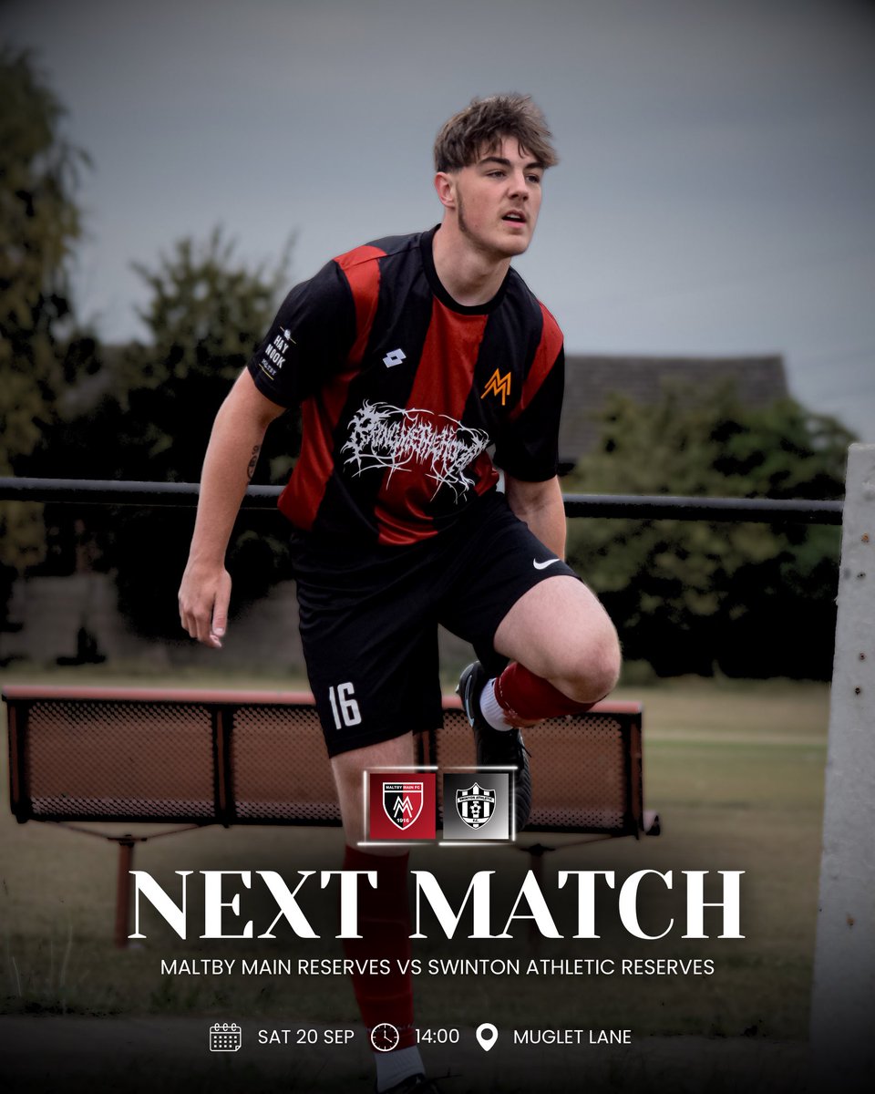 𝑵𝒆𝒙𝒕 𝑴𝒂𝒕𝒄𝒉 | The Reserves are back to league action this weekend; hosting Swinton Athletic Reserves.

🗓️ Saturday 20 Sept, 2pm
📍 Muglet Lane
🎟️ Free Entry

#UTM #Miners