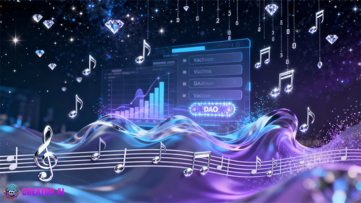 Creator_AI1's tweet image. 🌙 DAO governance is not just numbers — it’s how creators &amp;amp; fans co-build music.
At Creator AI, consensus turns into melodies ✨🎼

#CreatorAI #DAO #NFT #Web3 #AIMusic