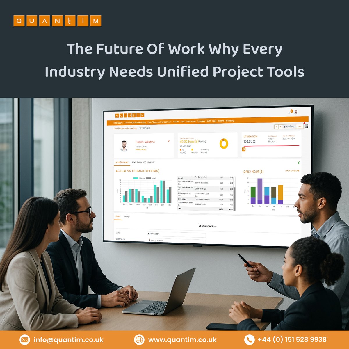 quantimtech's tweet image. The way teams work is changing fast — and having unified project tools makes all the difference. From streamlining collaboration to keeping projects on track, it’s becoming clear that these tools aren’t just helpful, they’re essential.
Read more at
quantim.co.uk/the-future-of-…
