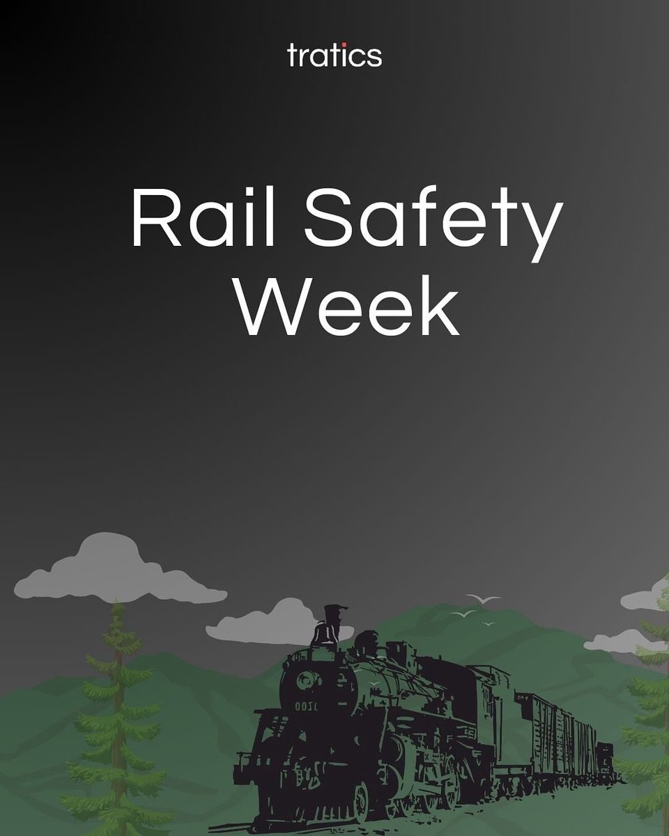 traticsllc's tweet photo. Tratics is joining the industry in marking Rail Safety Week.

This week is a reminder of the vital role safety plays around railways. Let’s all keep these simple rules in mind:

See tracks, think train 
Never walk on tracks
Stay alert at crossings
Always follow posted signs https://t.co/MkriQ4kWGm