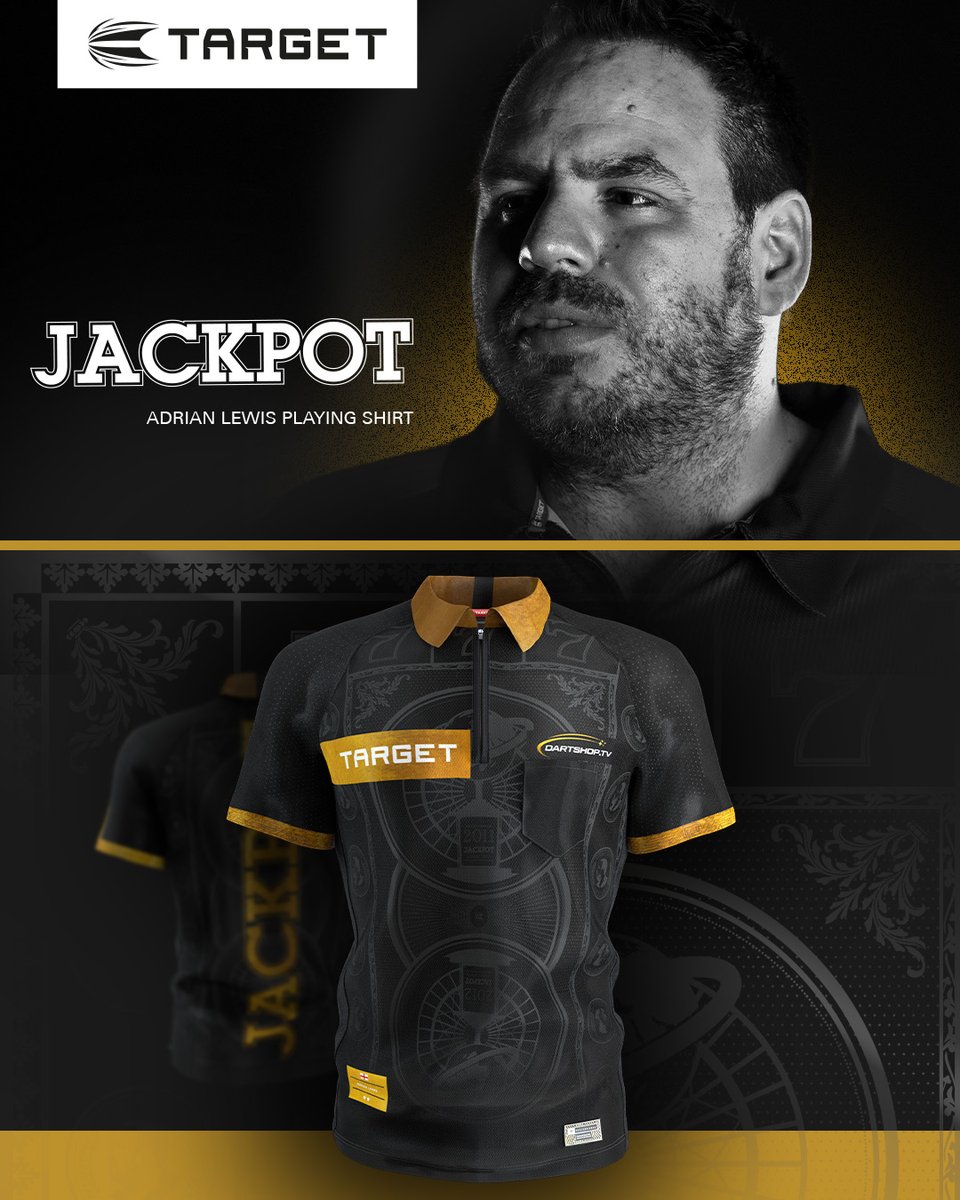 TargetDarts's tweet photo. 🎰 Jackpot x The Nuke ☢️
New shirts for two of the most iconic names in the sport.
Which one are you repping?
#TeamTarget #TargetPopUp https://t.co/hQRXNTErau