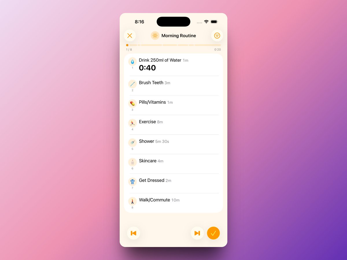 getroutinely's tweet image. Routinely now supports Liquid Glass
#LiquidGlass