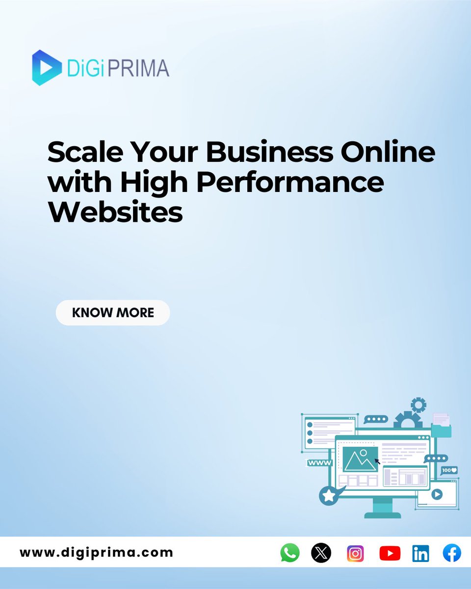 DigiprimaTech's tweet image. In today’s digital-first world, your website is more than just an online presence-it’s your growth engine.
🔹 Faster load times
🔹 Mobile-first responsive design
🔹 SEO-friendly architecture
🔹 Secure &amp;amp; scalable solutions

#DigiPrima #WebsiteDevelopment #BusinessOnline  #AI #tech