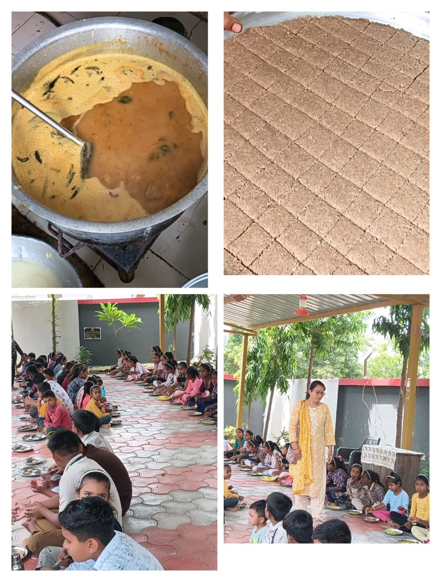 આજ રોજ વાછરા પ્રા. શાળા  એમ ડી એમ કેન્દ્ર તપાસણી કરેલ.