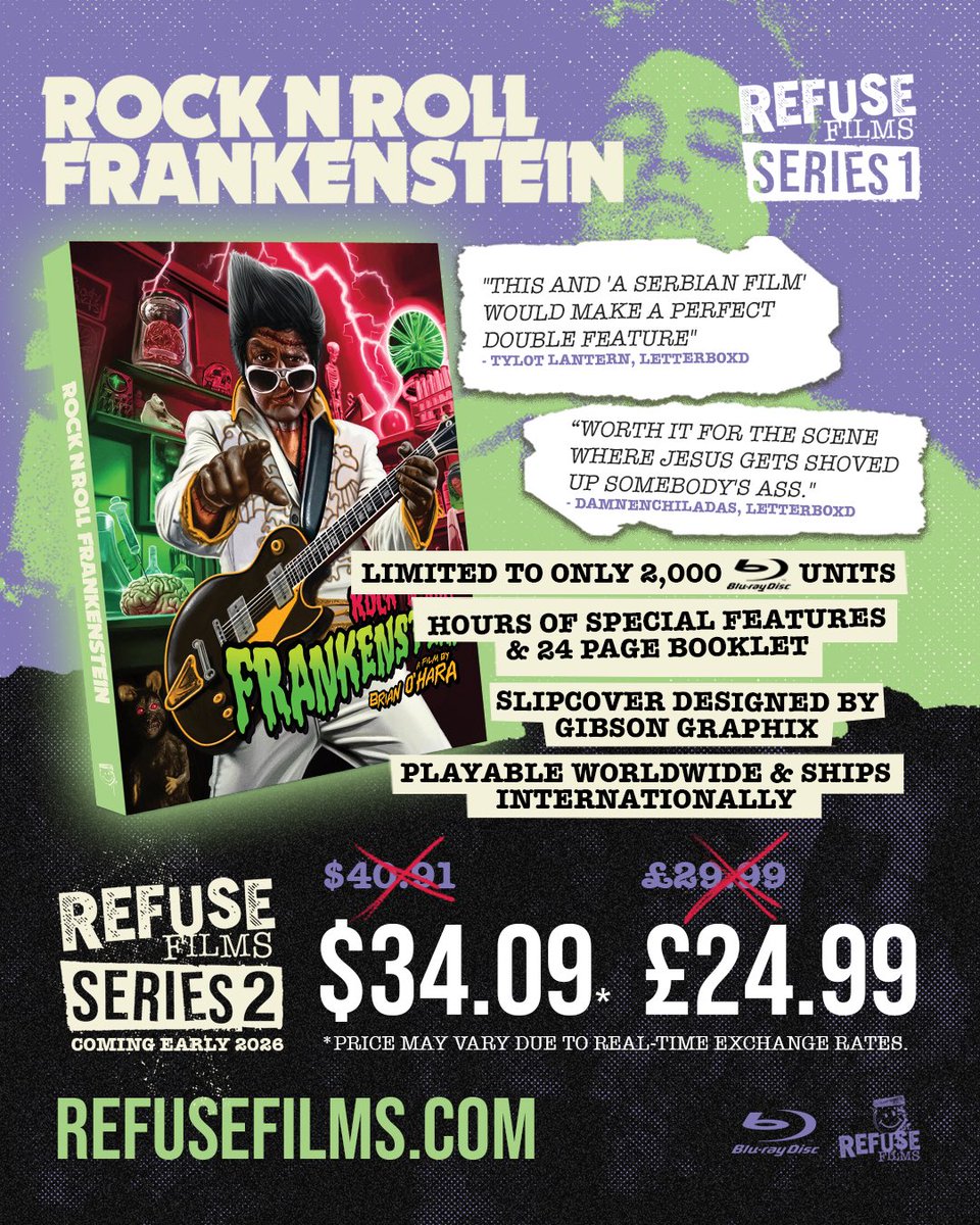 Liam Regan (@refuseliam) on Twitter photo Rock N Roll Frankenstein is now available on Limited Edition Blu-ray π from <a href="/refusefilms/">Refuse Films</a> order now from refusefilms.com ππ€π»<a href="/rock_RRF/">Rock 'n' Roll Frankenstein HD Widescreen</a> Rock N Roll Frankenstein is now available on Limited Edition Blu-ray π from <a href="/refusefilms/">Refuse Films</a> order now from refusefilms.com ππ€π»<a href="/rock_RRF/">Rock 'n' Roll Frankenstein HD Widescreen</a>