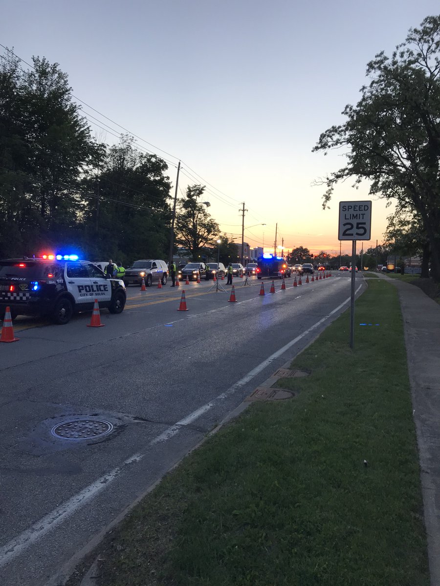 SolonPolice's tweet image. Solon PD sobriety checkpoint... Friday, 9/19.... vicinity of Harper Road.