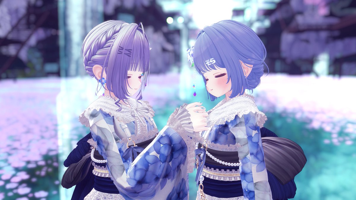 ⛩🌸
#双子ミルフィちゃんフォトコン #Milfy3D