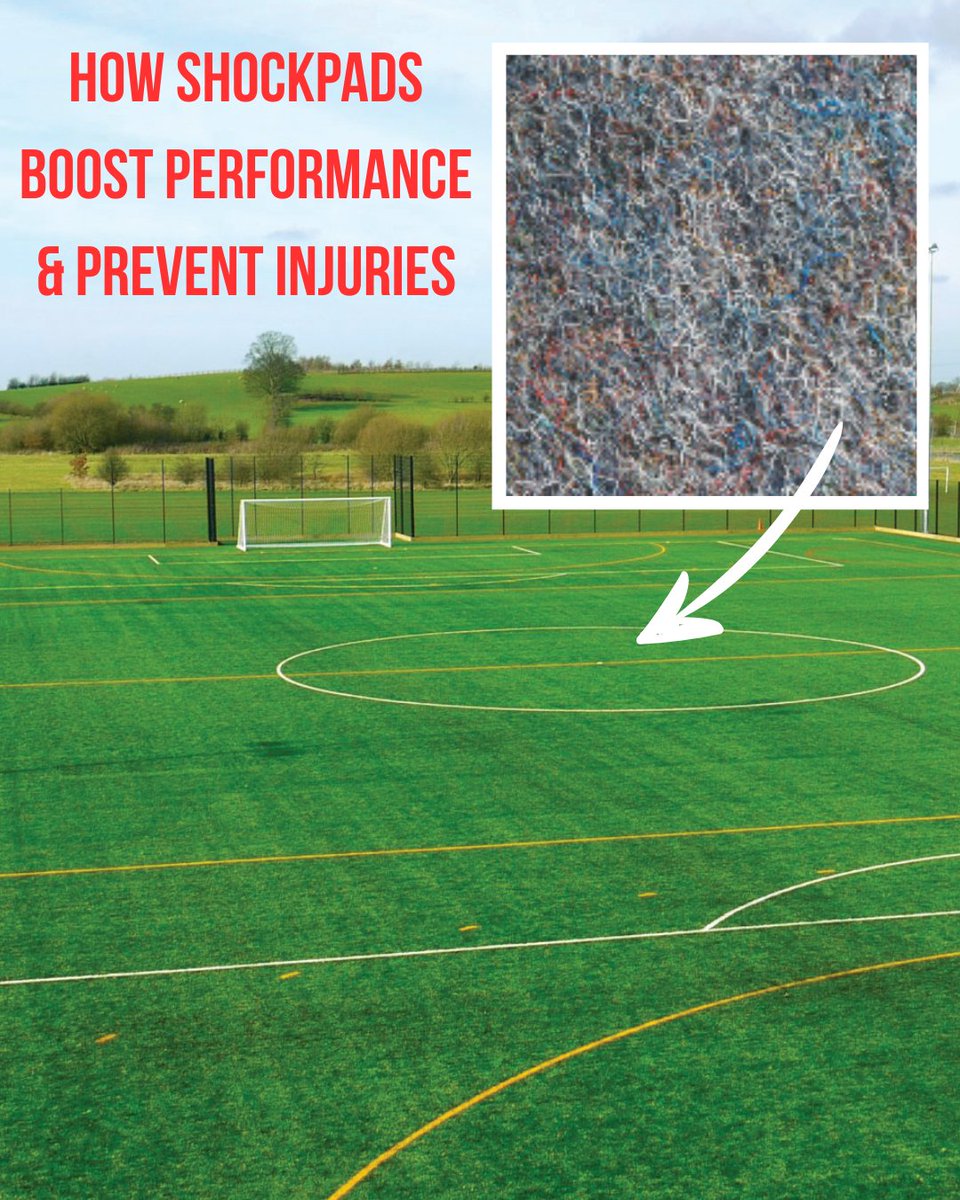 Wonder how your surface affects performance? 🤔🏃‍♂️ Our blog explores shock absorption — your shield against joint pain! 💥🦵 

Discover why the right shockpad matters. Read more: ow.ly/Gl3L50WY09I 

#SportsScience #ShockAbsorption