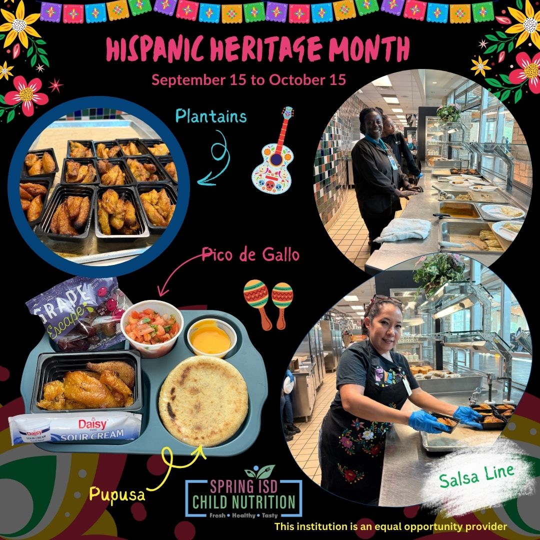 SpringISD_Meals's tweet image. Celebrate Hispanic Heritage Month with us! 🌟 Dive into the vibrant flavors of our salsa line, available at select high schools. Let’s honor tradition and taste together! #HispanicHeritageMonth @spring.isd