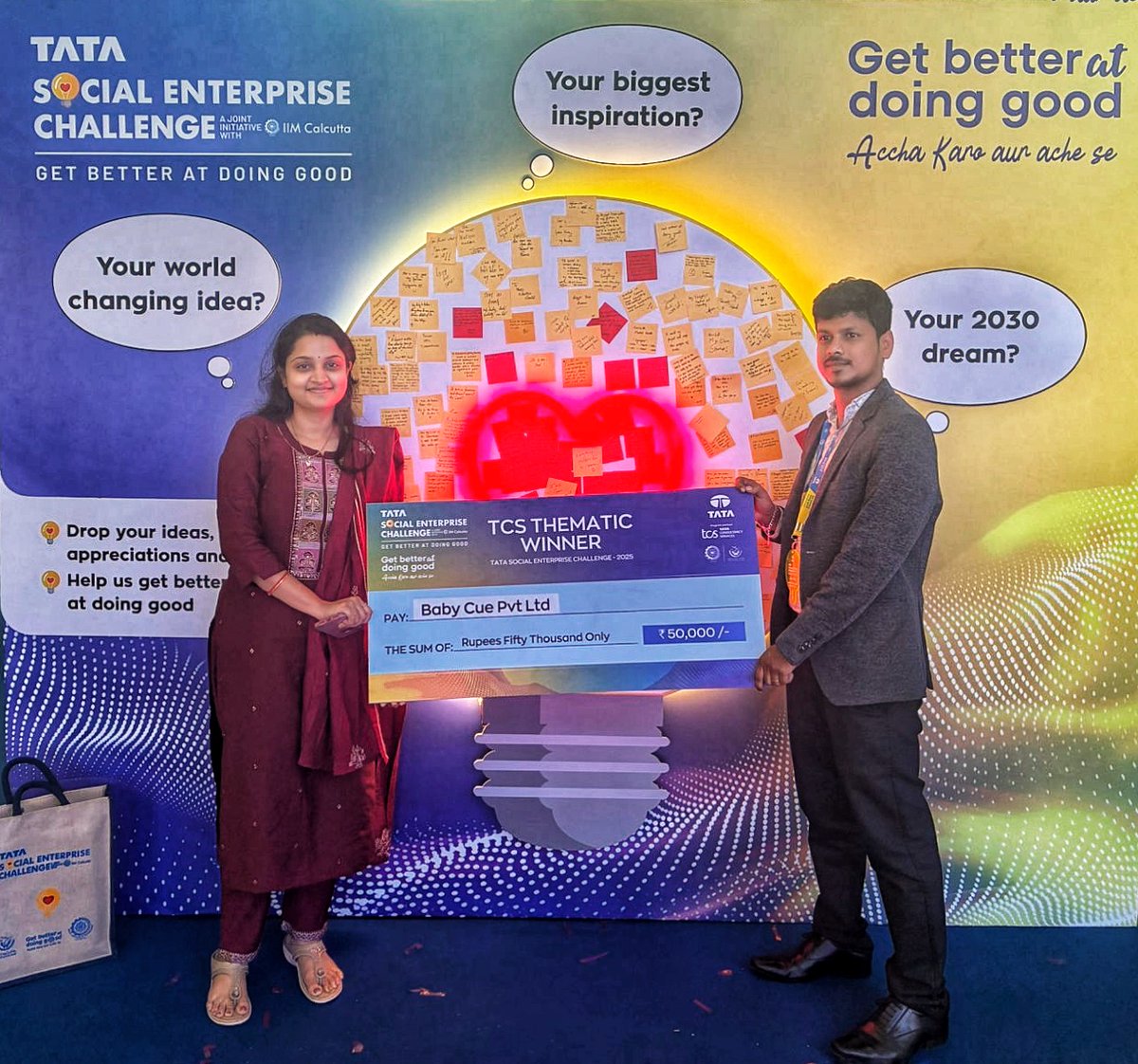 CCAMP startups win big at the 13th TATA Social Enterprise Challenge

Fruvetech, a startup from the C-CAMP <a href="/Ktech_biotech/">K-tech_Biotech</a> Agriculture Grand Challenges cohort, emerged as the winner! Fruvetech develops innovative products, formulations, and devices to enhance the shelf life of