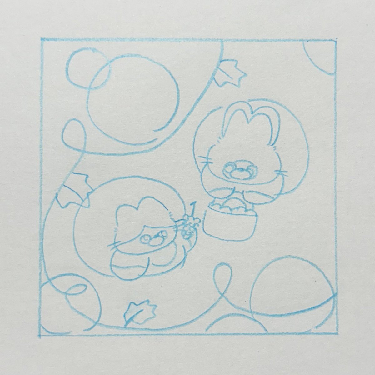 🍇準備中…💜
金曜日に公開します！

#オリキャラ #イラスト練習 #ミヌとラピ