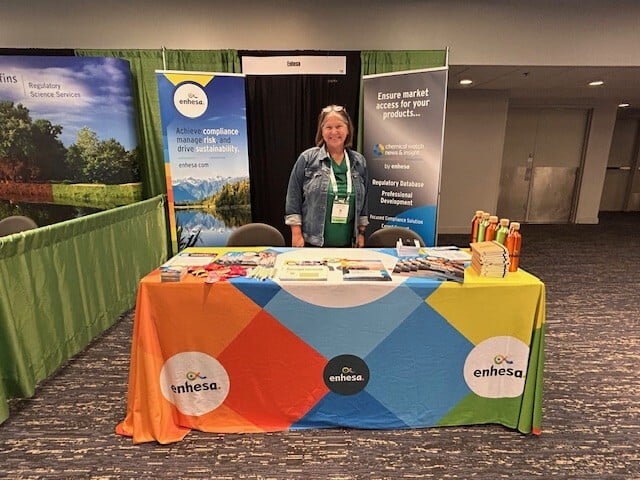 chemicalwatch's tweet photo. Day 2 at #PSX2025 is here and our Enhesa team are ready to go!
Our delegate Gretchen is ready to welcome you at Booth n112 in Houston.

Stop by, connect, and explore the future of #ProductStewardship with us! https://t.co/XMCTvQAFhU