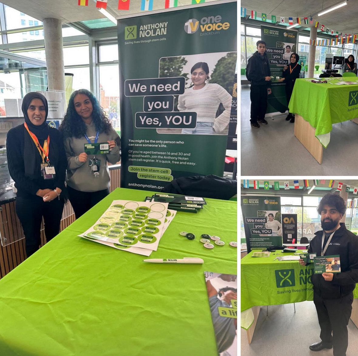 One Voice Blackburn (@1voiceblackburn) on Twitter photo We are in <a href="/TheMcrCollege/">The Manchester College</a> Wythenshawe Campus signing up people on the <a href="/AnthonyNolan/">Anthony Nolan</a> stem cell register. It’s been a busy morning! We are in <a href="/TheMcrCollege/">The Manchester College</a> Wythenshawe Campus signing up people on the <a href="/AnthonyNolan/">Anthony Nolan</a> stem cell register. It’s been a busy morning!