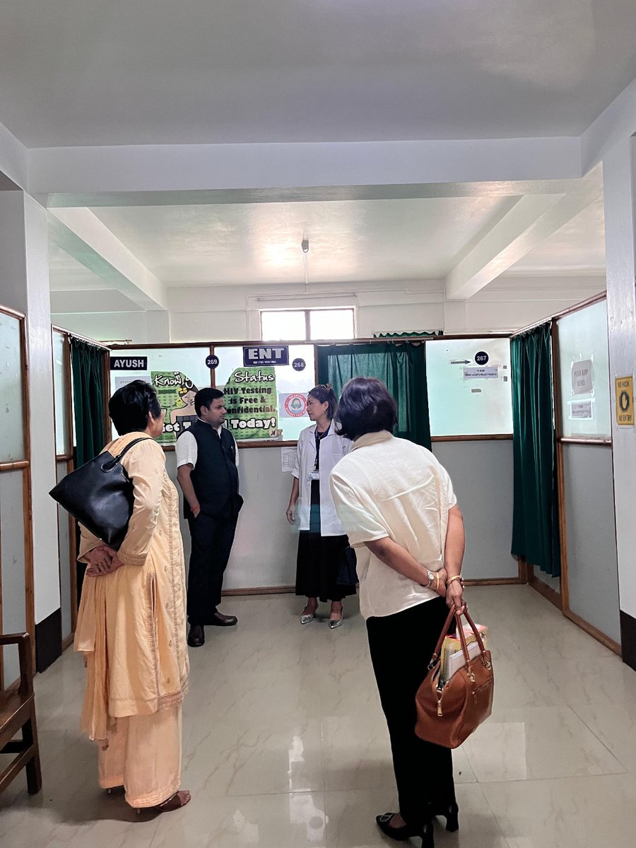 The launching ceremony of Swasth Nari Sashakt Pariwar Abhiyaan was held on 17/9/25 at Dr.Imkongliba Memorial District Hospital, Mokokchung.The programme began with a welcome address by Dr.Ademla Tinu,MS, IMDH,followed by an address delivered by Shri.Ajit Kumar Verma,IAS,DC,Mkg.