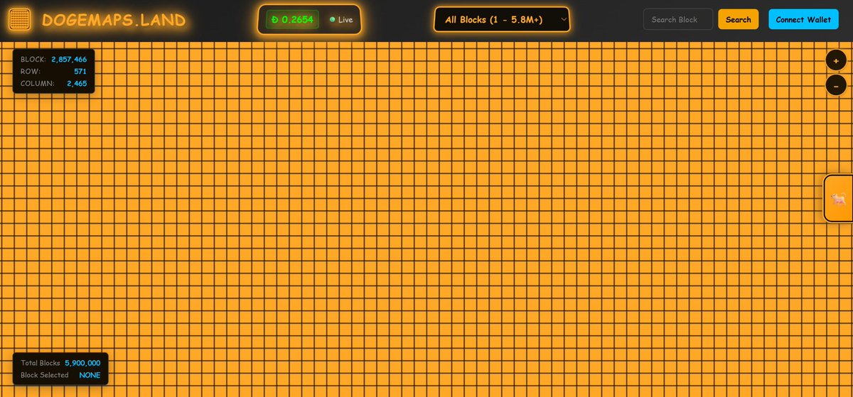 Dogemaps.Land beta launch officially underway!!

The very first Metaverse for <a href="/dogemaps/">Dogemap | #Drc-20🟧</a> on <a href="/dogecoin/">Dogecoin</a> 🟧

🚨 Note: Mobile and Full Wallet functionality is coming soon!! You will soon be able to connect your wallets and view all your assets in one go!!

Make sure to