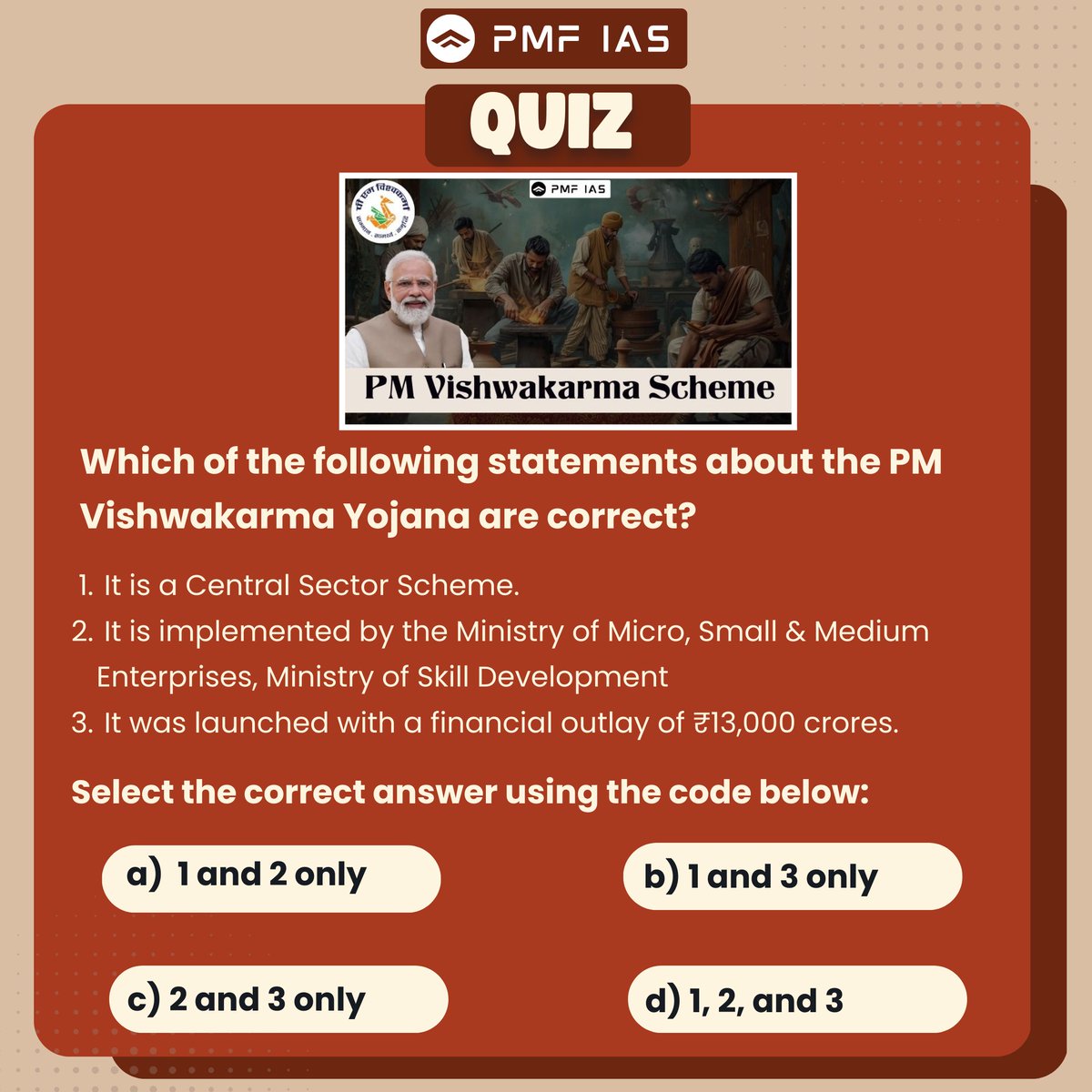 pmfias's tweet image. #Practisewithpmf | Solve this and Help Each Other Out in the Comments!            

 #upsc #upscprelims #quiztime #toppers #upscresult #currentaffairsquiz