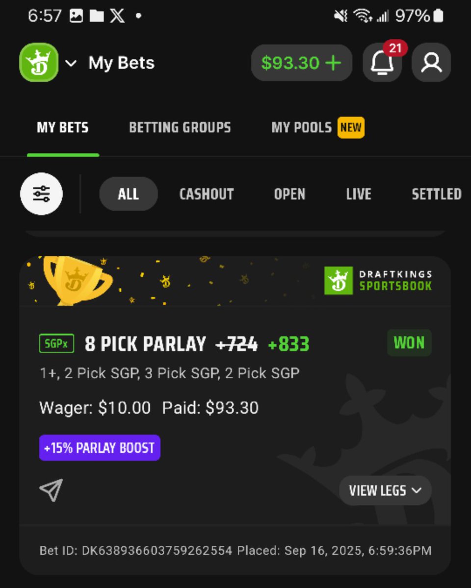 Mlb lastnight 🤧✅️ streaking... #greenteam #risktakers #jointhediscord or join my Facebook messenger group 🤞🏼✅️