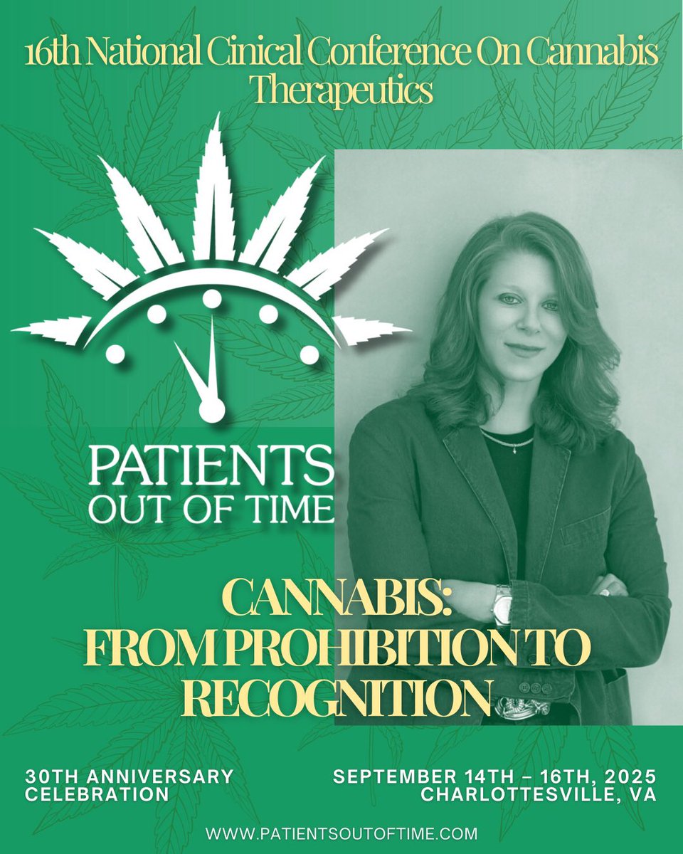 drstacigruber's tweet image. An incredible few days in Charlottesville at this year’s @PatientsOOTime conference! 🌿✨

Huge thanks to the organizers for creating such a powerful space &amp;amp; to @ganjanesh, @doctorsulak, #DrDediMeiri &amp;amp; all who brought their insights &amp;amp; passion. 🌱💡