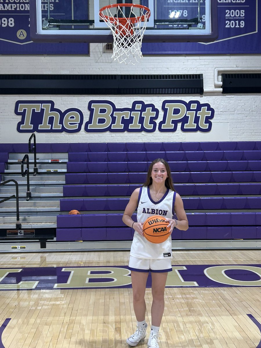 BCovert22's tweet photo. I am blessed to receive an offer from @AlbionWBB. Super excited and wanted to thank @CoachdCarden and @CoachEvanMetz for an incredible visit yesterday. It was so much fun.  @ClarkstonGBB @gobrits https://t.co/qWkax0NiEM