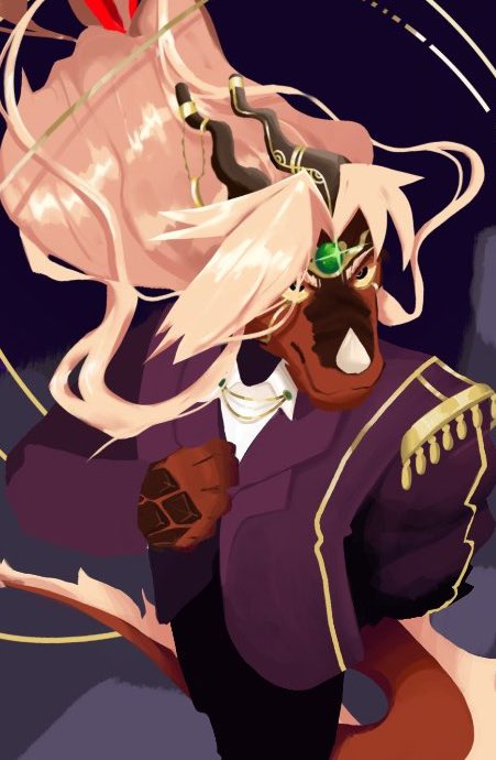 VermillionDesir's tweet image. A lot of people still don't know that I exist and what I look like at furcons so my apologies let me introduce myself. Hey I'm Desire and I Draw. I'm a Celestial Dragon embroidered in gold and stardust 🐉🌌