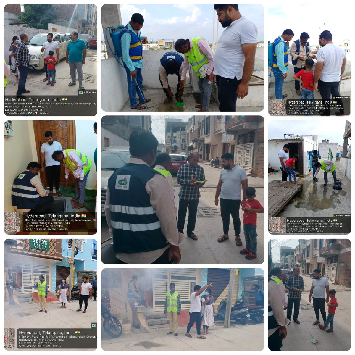 AsstCircle29053's tweet photo. @SyedMoh16047221 @GHMCOnline Sir...Senior Entomologist Sir (CRZ) AE entomology, ALO &amp;Fog EFAs and Team members are attended Twitter complaint and done ALO&amp;Fogging activities at Ismail nagar in barkas div circle 8 CRZ. https://t.co/cLCJQoea5r