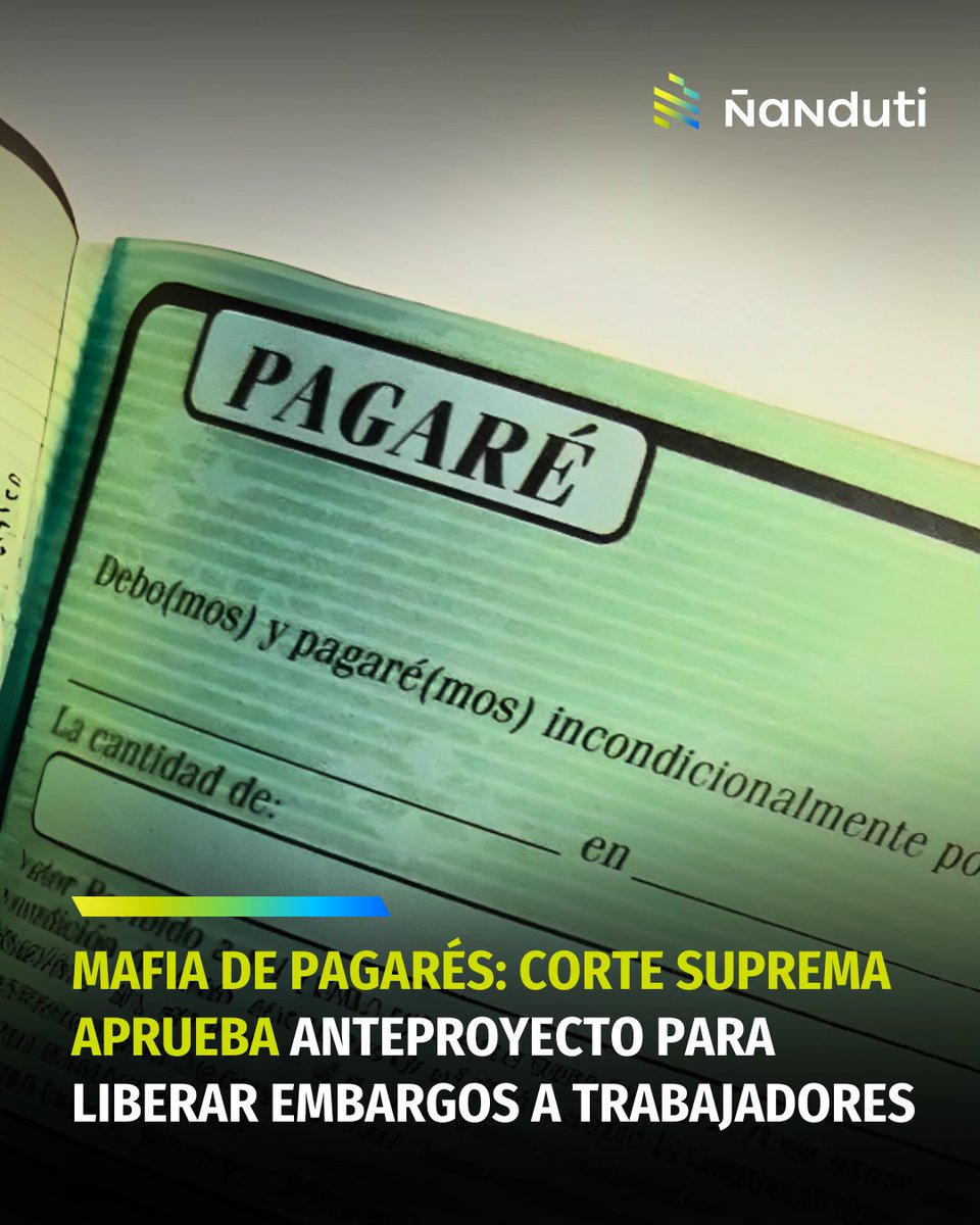 #Judiciales | ➡️La Corte Suprema de Justicia, en pleno, aprobó este miércoles un anteproyecto de ley que autoriza a los jueces a levantar embargos decretados contra trabajadores públicos y privados cuando los expedientes correspondientes no puedan ser localizados o se encuentren