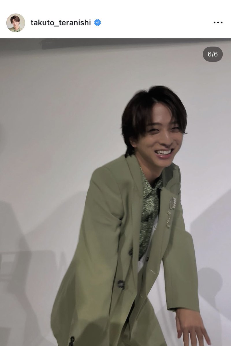 周杜くんに向けられた笑顔だったのね理解（◜𖥦◝）
てらしゅー最高☺️💞