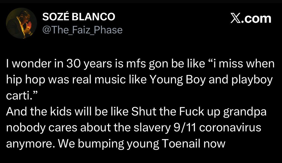 The time has come. Dont run