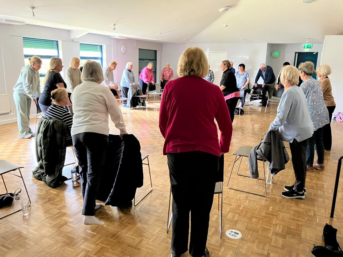 Put your hands up if you love seeing the people around you grow, thrive and smile from the support and regular delivery that they access through our programmes 🙌🏻

Our chair based yoga sessions continue build in numbers and confidence. Pull up a chair, catch up with a friend, all