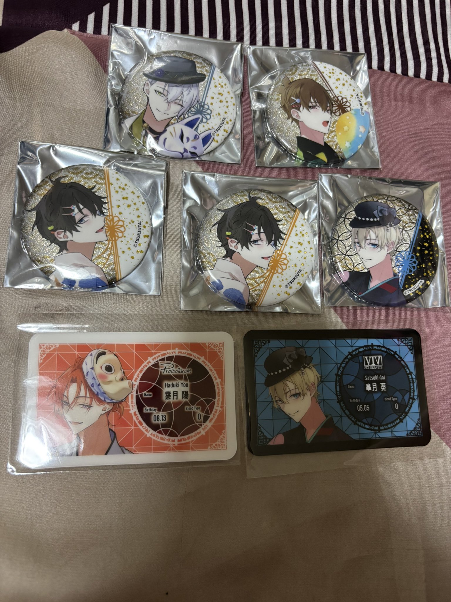 ツキウタ。 恋 バースデー 缶バッジ ツキウタ。 恋 バースデー 缶バッジ