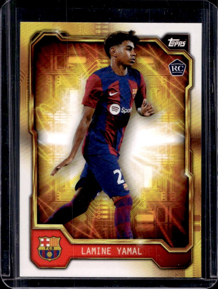 FCBarcelonaBay's tweet image. 2023-24 Topps Delantero Lamine Yamal RC Rookie #BARG-3 FC   ebay.com/itm/3765453704… @dcsports87 #ad