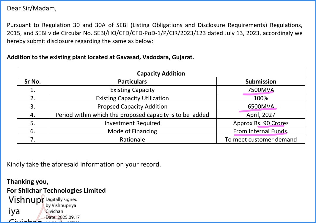 microturnsmacro's tweet image. shilchar technology 
Great news for shareholders 
what else needed 
#shilchartech