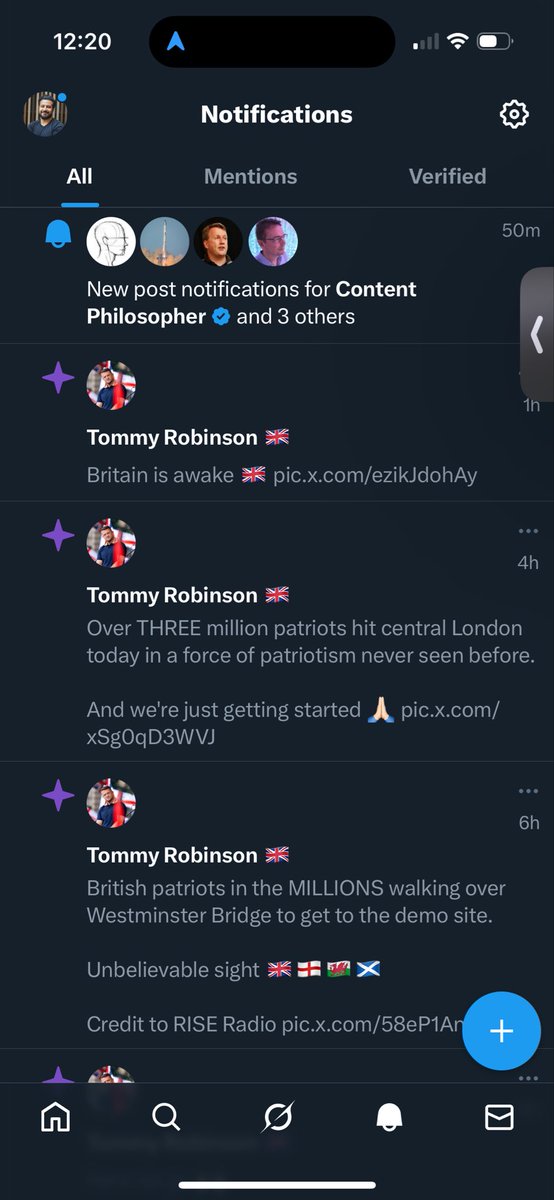 thecoolgeek's tweet image. I&apos;m not following Tommy Robinson or many people in his orbit. This is such flagrant &quot;putting your thumb on the scale&quot; that it&apos;s frankly pathetic and embarrassing. Stop shoving this garbage into my notification tab @X @elonmusk